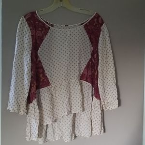 Flowers blouse.
